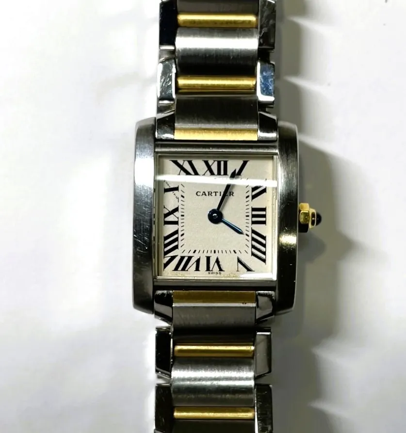 カルティエ タンクフランセーズ W51007Q4 コンビ クォーツ腕時計」をお買い取りさせて頂きました。